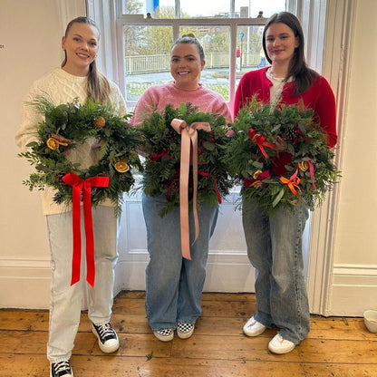 Christmas Wreath Workshop Ticket | 6th December @ Hancock Gallery - Sunday Girl